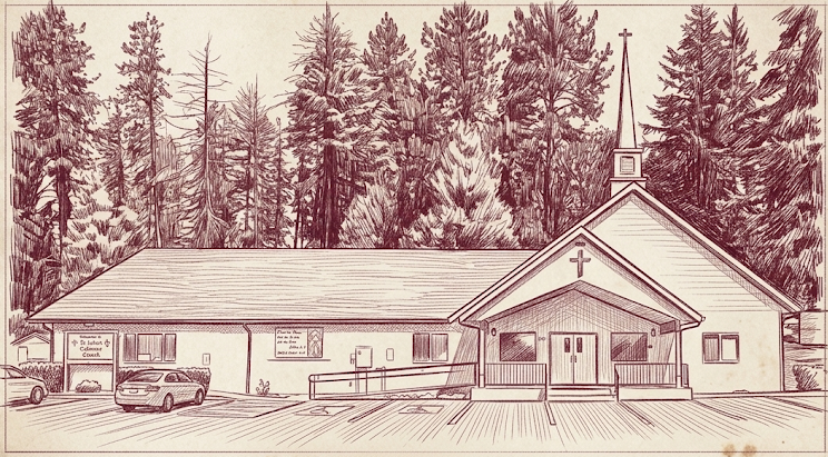 St. John's Lutheran Church Sketch